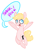 Size: 2236x2683 | Tagged: safe, artist:sararose, oc, oc only, earth pony, pony, blonde hair, earth pony oc, pink coat, solo, thank you