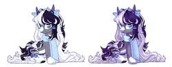 Size: 3988x1540 | Tagged: safe, artist:spectrumnightyt, oc, oc only, oc:oreo cream, pegasus, pony, clothes, female, horns, mare, scarf, simple background, solo, transparent background