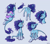 Size: 5100x4534 | Tagged: safe, artist:laymy, misty brightdawn, pony, unicorn, g5, adventure time, crossover, female, freckles, frown, horn, leonine tail, lumpy space princess, male, mare, multeity, plushie, simple background, smiling, solo, tail