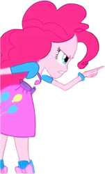 Size: 750x1239 | Tagged: safe, edit, edited screencap, editor:homersimpson1983, screencap, pinkie pie, human, equestria girls, g4, background removed, female, not a vector, simple background, solo, transparent background