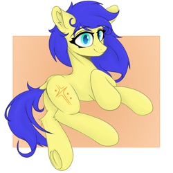 Size: 1200x1200 | Tagged: safe, artist:門久, oc, oc only, oc:star shape will, pony, concave belly, solo