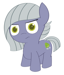 Size: 2945x3466 | Tagged: safe, artist:izzy64, limestone pie, earth pony, pony, g4, female, filly, foal, simple background, solo, transparent background, younger