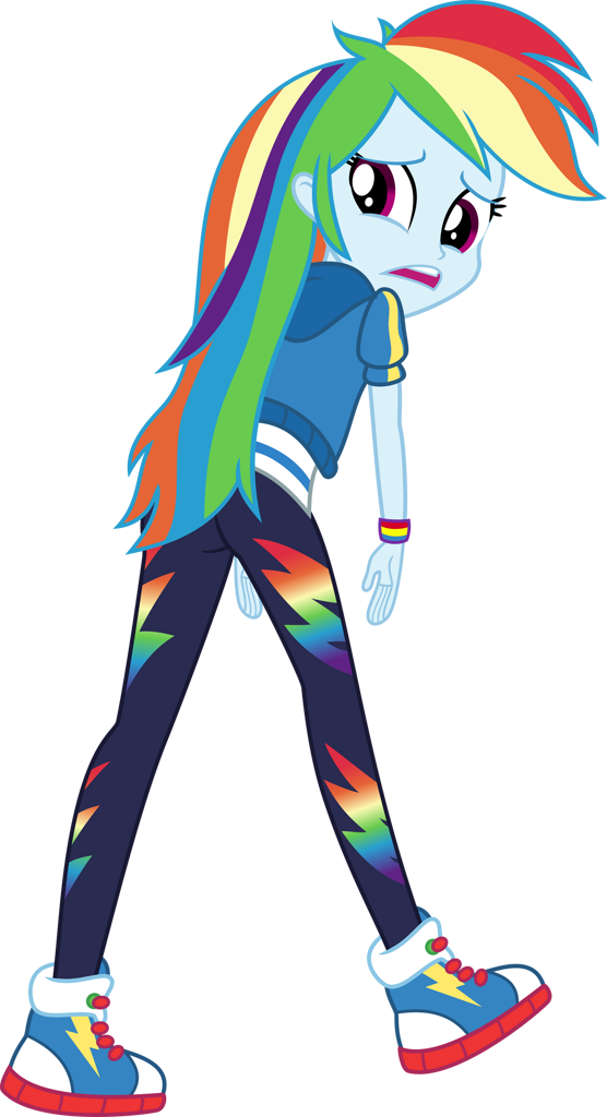 Safe Artist Alandssparkle Rainbow Dash Human Equestria