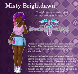 Size: 6347x6048 | Tagged: safe, artist:jackudoggy, misty brightdawn, human, g5, abstract background, breasts, clothes, dark skin, female, gradient background, humanized, reasonably sized breasts, rebirth misty, reference sheet, skirt, solo, text