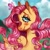 Size: 1417x1417 | Tagged: safe, artist:chrymind, fluttershy, butterfly, pegasus, pony, g4, cloud, ear fluff, female, folded wings, mare, outdoors, solo, wings