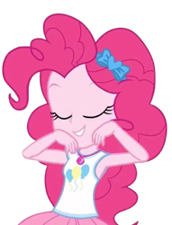Size: 437x571 | Tagged: safe, artist:blockslikepl, edit, edited screencap, screencap, pinkie pie, human, equestria girls, g4, background removed, female, simple background, solo, transparent background