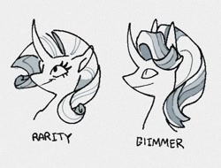 Size: 1375x1047 | Tagged: safe, artist:disaterror, rarity, starlight glimmer, pony, unicorn, g4, duo, duo female, female, horn, mare