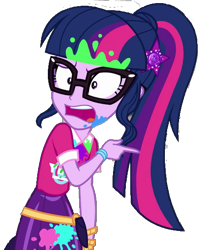 Size: 449x563 | Tagged: safe, artist:marcoequestrian98, edit, edited screencap, screencap, sci-twi, twilight sparkle, human, equestria girls, equestria girls specials, g4, my little pony equestria girls: sunset's backstage pass, background removed, female, not a vector, open mouth, simple background, solo, transparent background