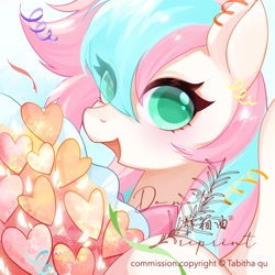 Size: 2048x2048 | Tagged: safe, artist:tabithaqu, oc, oc only, pegasus, pony, female, heart, mare, solo