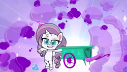 Size: 900x506 | Tagged: safe, screencap, potion nova, pony, unicorn, g4, g4.5, meet potion nova!, my little pony: pony life, bipedal, horn, solo