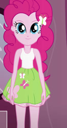 Size: 490x936 | Tagged: safe, artist:qbert2kcat, pinkie pie, equestria girls, g4, clothes, clothes swap, shirt, skirt, solo