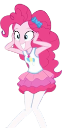 Size: 351x710 | Tagged: safe, artist:blockslikepl, edit, edited screencap, screencap, pinkie pie, human, equestria girls, g4, background removed, female, not a vector, simple background, solo, transparent background