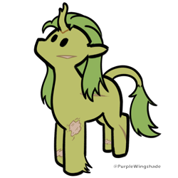 Size: 3000x3000 | Tagged: safe, artist:purple wingshade, part of a set, oc, oc only, oc:swift, kirin, pony, scar, simple background, solo, transparent background