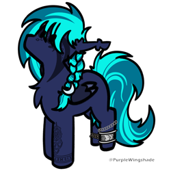 Size: 3000x3000 | Tagged: safe, artist:purple wingshade, part of a set, oc, oc only, oc:nirn, pegasus, pony, bracelet, chest fluff, jewelry, male, markings, simple background, solo, stallion, tattoo, transparent background