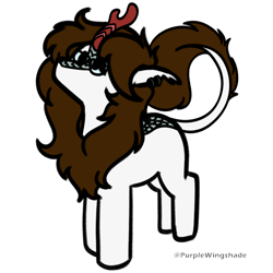 Size: 3000x3000 | Tagged: safe, artist:purple wingshade, part of a set, oc, oc only, oc:aurion, kirin, pony, ear piercing, male, piercing, simple background, solo, stallion, transparent background