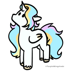 Size: 3000x3000 | Tagged: safe, artist:purple wingshade, part of a set, oc, oc only, oc:rain shine, alicorn, pony, female, mare, simple background, solo, transparent background