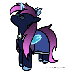 Size: 3000x3000 | Tagged: safe, artist:purple wingshade, part of a set, oc, oc only, oc:osiris eclipse, alicorn, pony, male, simple background, solo, stallion, transparent background