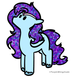 Size: 3000x3000 | Tagged: safe, artist:purple wingshade, part of a set, oc, oc only, oc:nebula dusk, pegasus, pony, female, mare, simple background, solo, transparent background