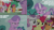 Size: 2000x1125 | Tagged: safe, edit, edited screencap, editor:quoterific, screencap, apple bloom, diamond tiara, scootaloo, sweetie belle, earth pony, pegasus, pony, crusaders of the lost mark, g4, my little pony: friendship is magic, season 5, cutie mark crusaders, female, fence, filly, foal, ponyville schoolhouse