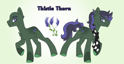 Size: 4500x2320 | Tagged: safe, oc, oc only, earth pony, flower, gradient background, nature, solo