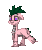 Size: 200x240 | Tagged: safe, spike (g1), dragon, pony town, g1, g4, animated, digital art, floppy ears, g1 to g4, generation leap, gif, male, pixel art, simple background, smiling, solo, transparent background, trotting, walking