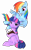 Size: 2160x3500 | Tagged: safe, artist:owlpirate, rainbow dash, twilight sparkle, alicorn, pegasus, pony, g4, 3d, book, duo, duo female, female, flying, high res, hoof hold, lesbian, mare, ship:twidash, shipping, simple background, sitting, smiling, source filmmaker, transparent background, twilight sparkle (alicorn)