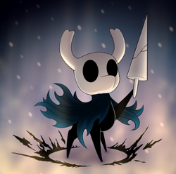 Size: 2020x2000 | Tagged: safe, artist:zetamad, bug pony, insect, pony, atg 2024, hollow knight, newbie artist training grounds, ponified, solo, the knight (hollow knight)