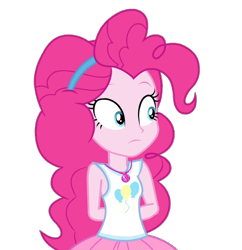 Size: 1442x1492 | Tagged: safe, artist:blockslikepl, edit, edited screencap, screencap, pinkie pie, human, equestria girls, g4, background removed, female, simple background, solo, transparent background
