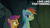 Size: 2000x1125 | Tagged: safe, edit, edited screencap, editor:quoterific, screencap, rainbow dash, scootaloo, pegasus, pony, campfire tales, g4, my little pony: friendship is magic, season 7, cave, duo, duo female, female, filly, foal, looking at each other, looking at someone, mare