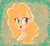 Size: 2523x2336 | Tagged: safe, artist:sodablitzed, pear butter, earth pony, pony, g4, abstract background, bust, happy, orange mane, smiling, solo