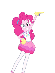 Size: 1116x1492 | Tagged: safe, artist:blockslikepl, edit, edited screencap, screencap, pinkie pie, human, equestria girls, g4, background removed, female, oven mitts, simple background, solo, transparent background