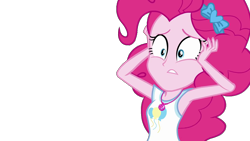 Size: 1280x720 | Tagged: safe, artist:blockslikepl, edit, edited screencap, screencap, pinkie pie, human, equestria girls, g4, background removed, female, simple background, solo, transparent background