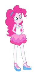 Size: 790x1492 | Tagged: safe, artist:blockslikepl, edit, edited screencap, screencap, pinkie pie, human, equestria girls, g4, background removed, female, simple background, solo, transparent background