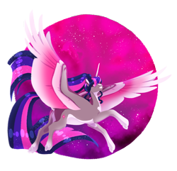 Size: 2864x2760 | Tagged: safe, artist:oneiria-fylakas, twilight sparkle, alicorn, pony, g4, alternate design, solo, twilight sparkle (alicorn)