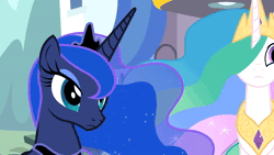 Size: 1920x1080 | Tagged: safe, artist:mrvector, princess celestia, princess luna, alicorn, pony, g4, animated, canterlot, disappear, ethereal mane, ethereal tail, female, hand, magic, magic aura, magic hands, mare, meme, nileseyy niles disappears, no sound, peace out, ponified meme, tail, webm