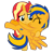 Size: 600x600 | Tagged: safe, artist:mlpfan3991, sunset shimmer, oc, oc:flare spark, pegasus, pony, unicorn, g4, base used, canon x oc, duo, duo female, female, holding a pony, horn, hug, lesbian, ship:flareset, shipping, simple background, smiling, transparent background