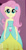 Size: 490x936 | Tagged: safe, artist:qbert2kcat, fluttershy, human, equestria girls, g4, bare shoulders, clothes, dress, fall formal outfits, female, looking at you, skinny, sleeveless, smiling, smiling at you, solo, strapless, thin