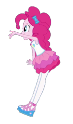 Size: 358x604 | Tagged: safe, artist:blockslikepl, edit, edited screencap, screencap, pinkie pie, human, equestria girls, g4, background removed, female, not a vector, simple background, solo, transparent background