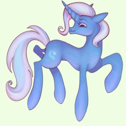 Size: 1440x1440 | Tagged: safe, artist:broniesforponies, trixie, pony, unicorn, g4, concave belly, female, horn, mare, solo