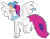 Size: 2942x2276 | Tagged: safe, artist:supahdonarudo, queen novo, classical hippogriff, hippogriff, g4, atg 2024, flying, messy mane, messy tail, newbie artist training grounds, simple background, sleep deprivation, solo, tail, tired, transparent background