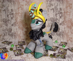 Size: 2759x2304 | Tagged: safe, artist:1stastrastudio, kirin, irl, kirin-ified, loki, photo, plushie, solo, species swap