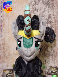 Size: 2115x2815 | Tagged: safe, artist:1stastrastudio, kirin, irl, kirin-ified, loki, photo, plushie, solo, species swap