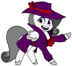 Size: 739x683 | Tagged: safe, artist:noi kincade, oc, oc only, oc:oliver spade, pegasus, g4, g5, my little pony: tell your tale, clothes, detective, fedora, female, g4 to g5, generation leap, hat, simple background, solo, transparent background, trenchcoat