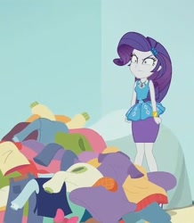 Size: 627x720 | Tagged: safe, screencap, rarity, human, equestria girls, equestria girls specials, g4, my little pony equestria girls: rollercoaster of friendship, clothes, female, geode of shielding, magical geodes, rarity peplum dress, solo