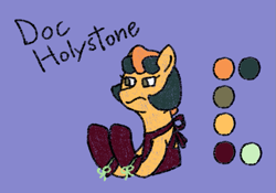 Size: 899x631 | Tagged: safe, artist:nukepony360, oc, oc only, oc:doc holystone, earth pony, pony, apron, clothes, doctor, female, gloves, mare, simple background, solo
