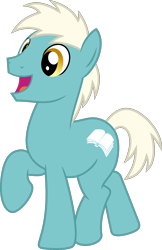 Size: 1600x2466 | Tagged: safe, artist:chainchomp2, edit, vector edit, clean slate, earth pony, pony, background pony, friendship student, happy, male, recolor, smiling, solo, stallion, vector, vector used