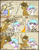 Size: 982x1272 | Tagged: safe, artist:furseiseki, oc, oc only, oc:charluna lambstock, oc:vale, griffon, pony, sheep, comic:failed war, angry, annoyed, annoying, body modification, cloven hooves, colored hooves, comic, digital art, female, feral, fire, flower, formal wear, griffon oc, male, powdered wig, threat, threatening, two toned mane, vine, yelling