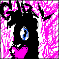 Size: 120x120 | Tagged: safe, artist:y122n20497166, pinkie pie, earth pony, pony, digital art, female, heart, icon, mare, music at source, pixel art, solo