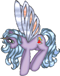 Size: 225x289 | Tagged: safe, artist:kalavista2, oc, oc:moonlight goddess, pony, g2, butterfly wings, female, mare, simple background, solo, transparent background, wings