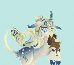 Size: 2064x1815 | Tagged: safe, artist:pegasus004, oc, oc only, pegasus, pony, unicorn, braid, cloven hooves, curved horn, horn, male, plushie, solo, unshorn fetlocks